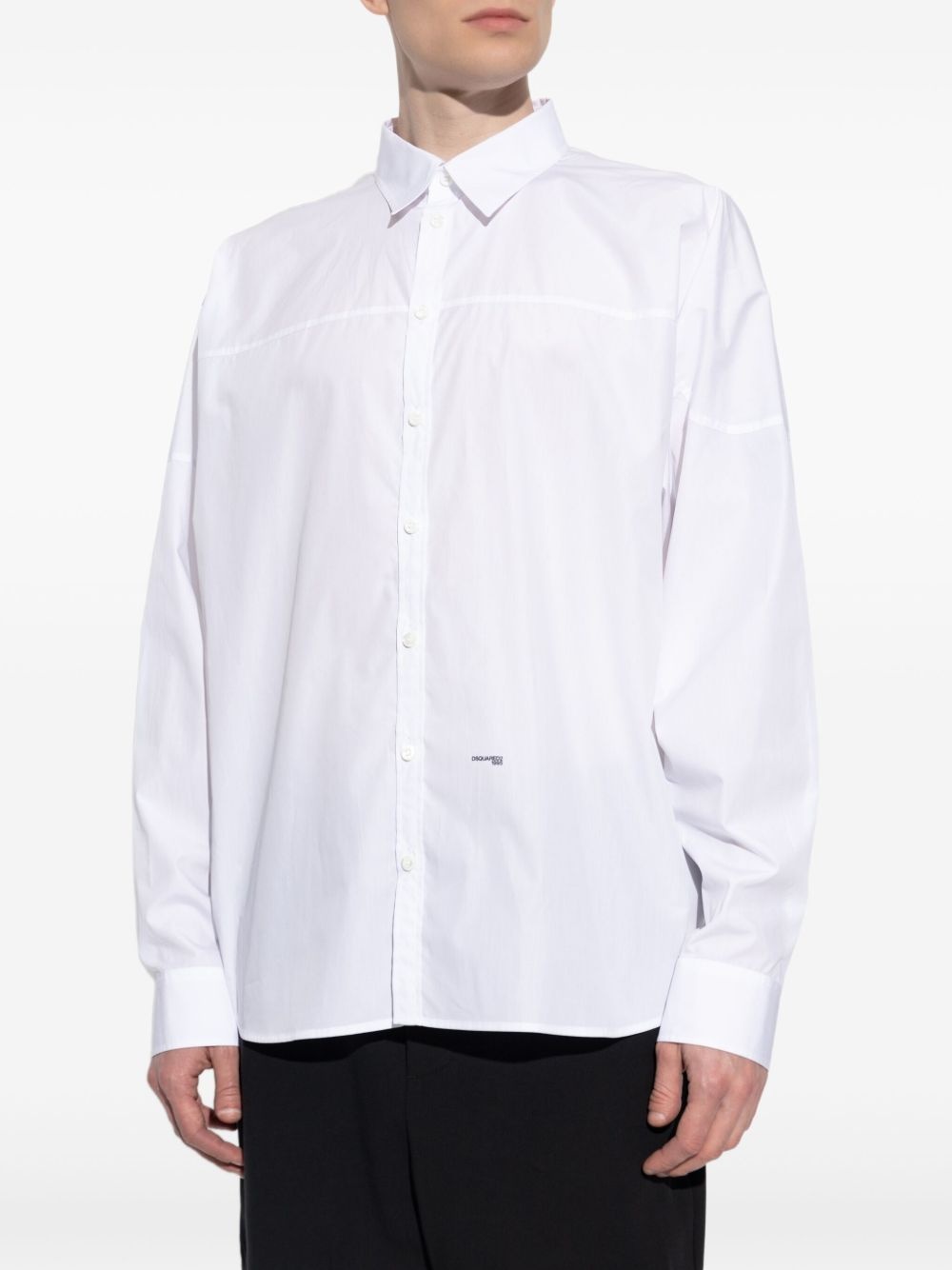 panelled shirt - 3