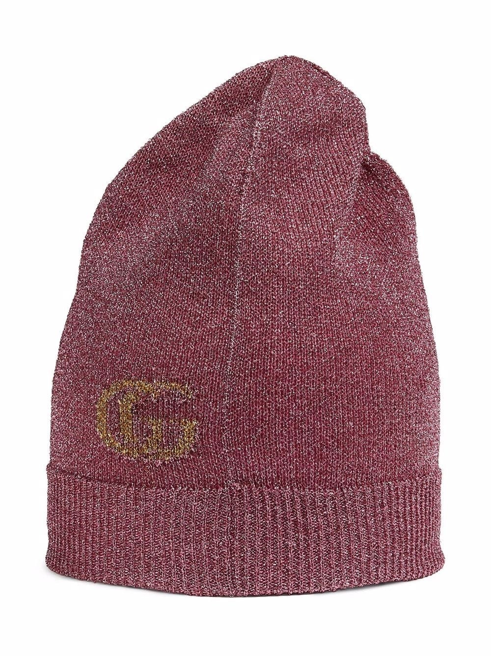 GUCCI Double G lamé jacquard beanie farfetch REVERSIBLE