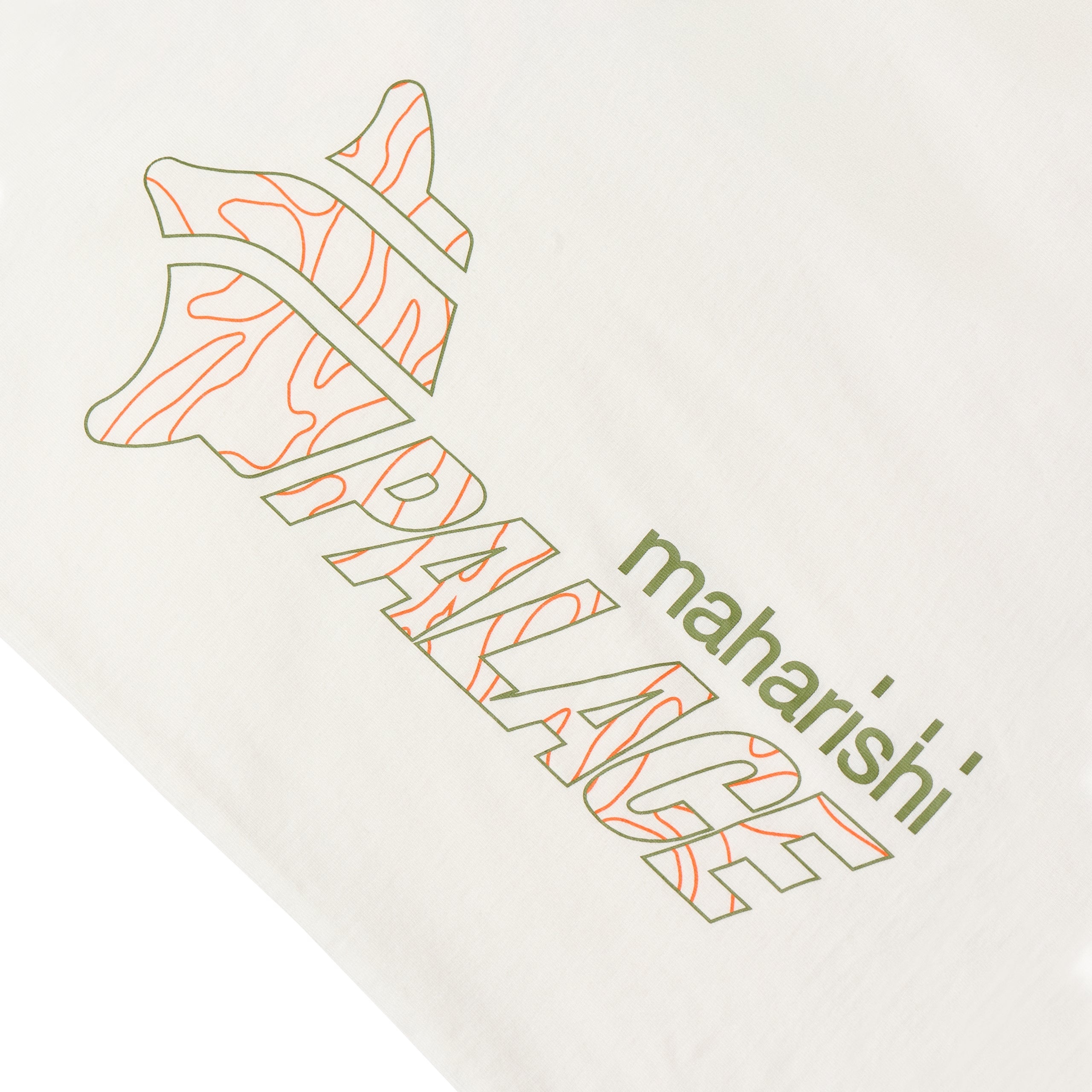 PALACE MAHARISHI TEMPLE STAR T-SHIRT WHITE - 3