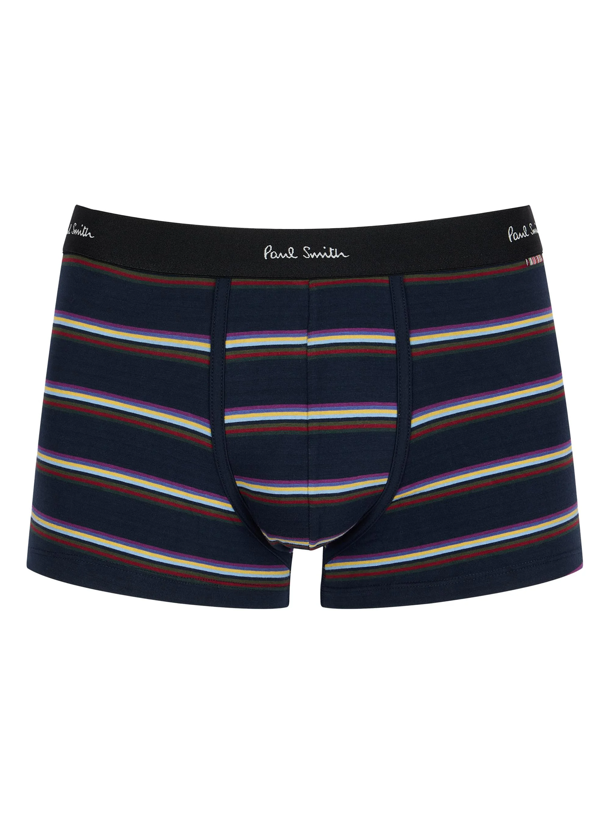 Men's Kyle Striped Stretch-Cotton Boxer Brief - Navy - 1