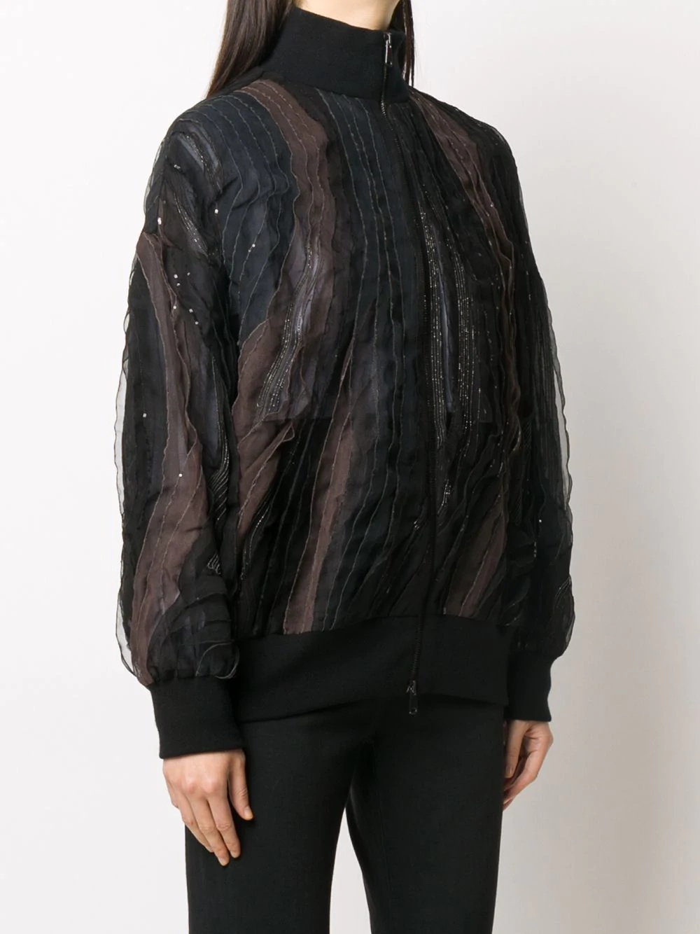 sequin detailed bomber jacket - 3