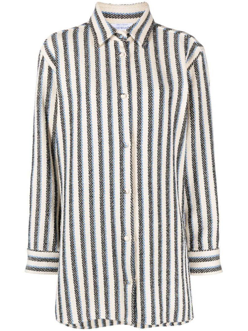 Arrows-embroidered 짠 셔츠 1