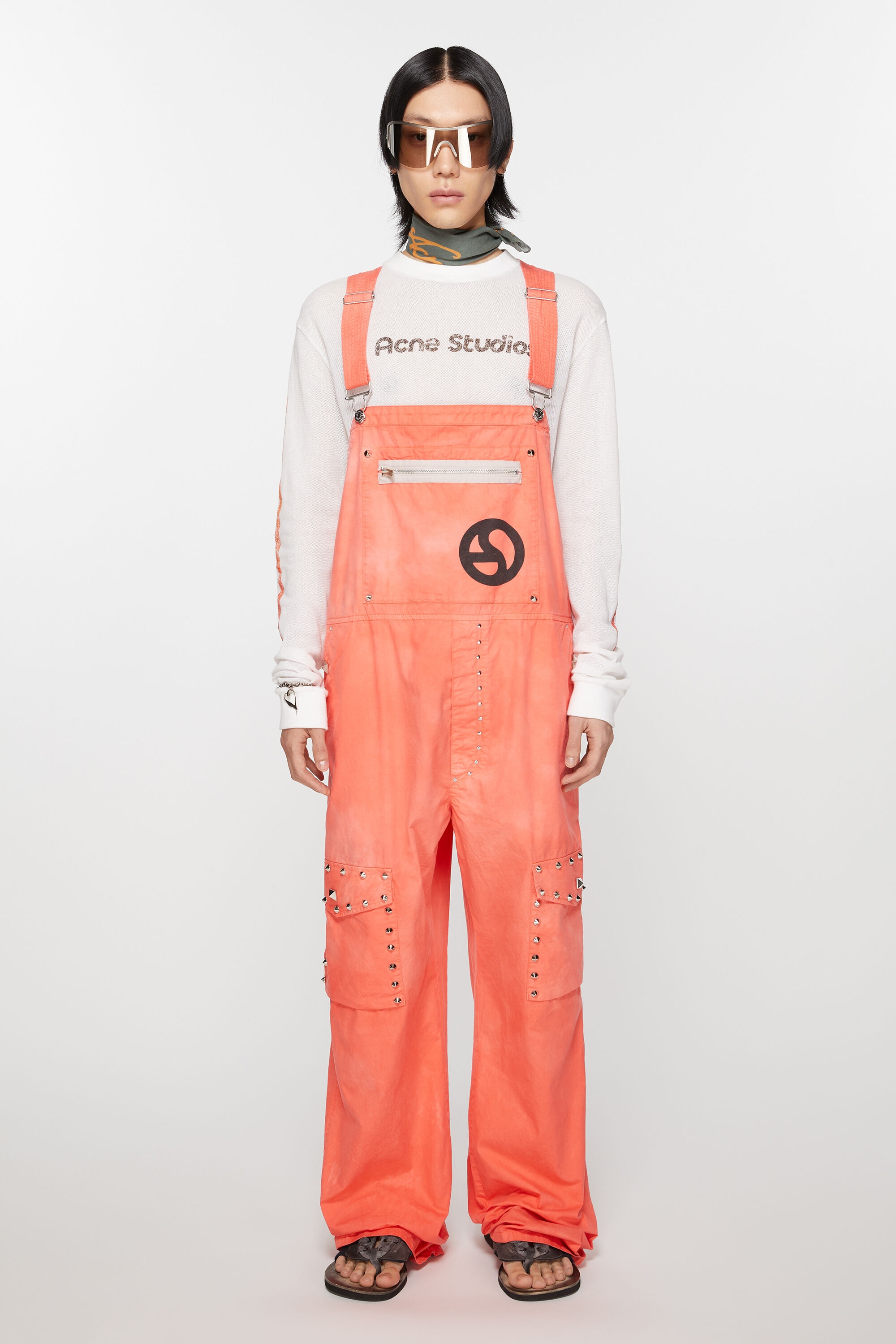 Dungarees - Fluo pink - 2