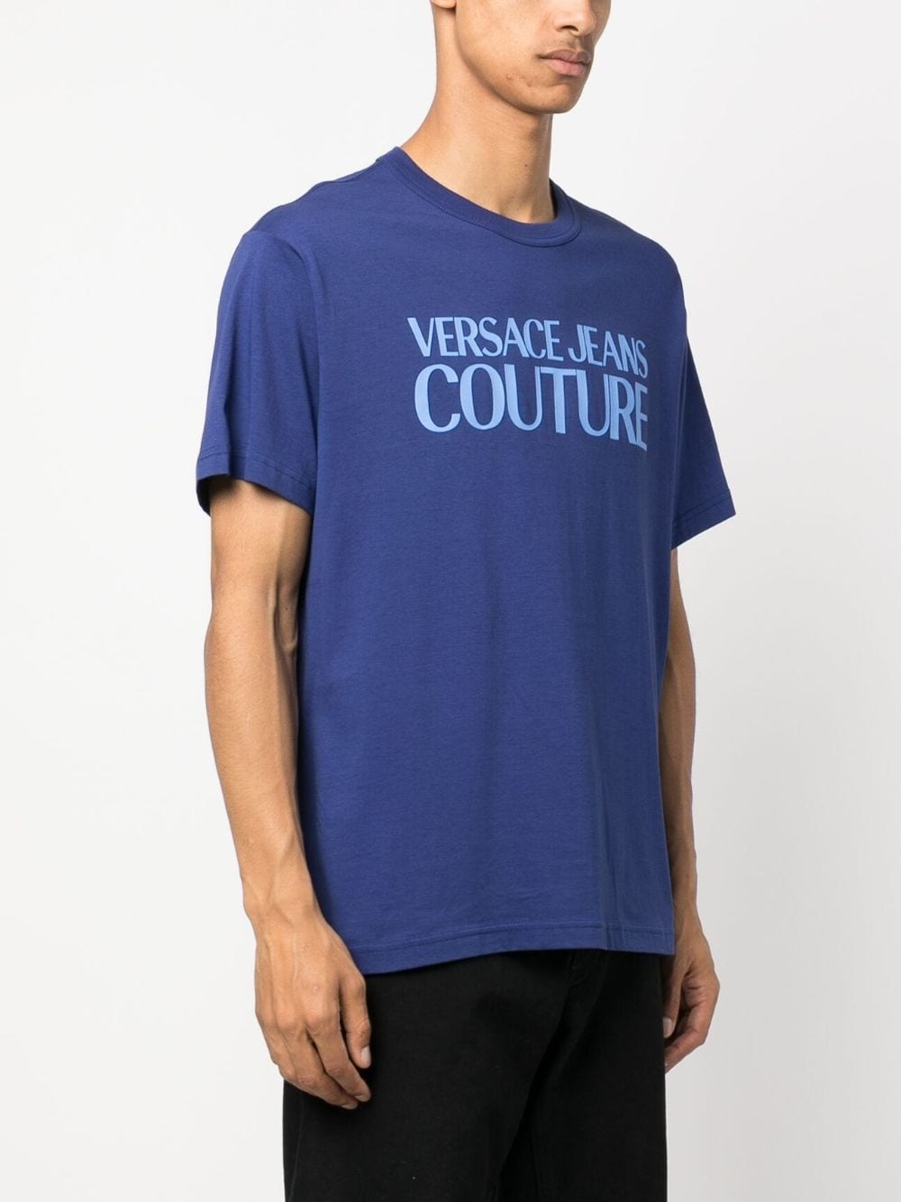 logo-print cotton T-shirt - 3