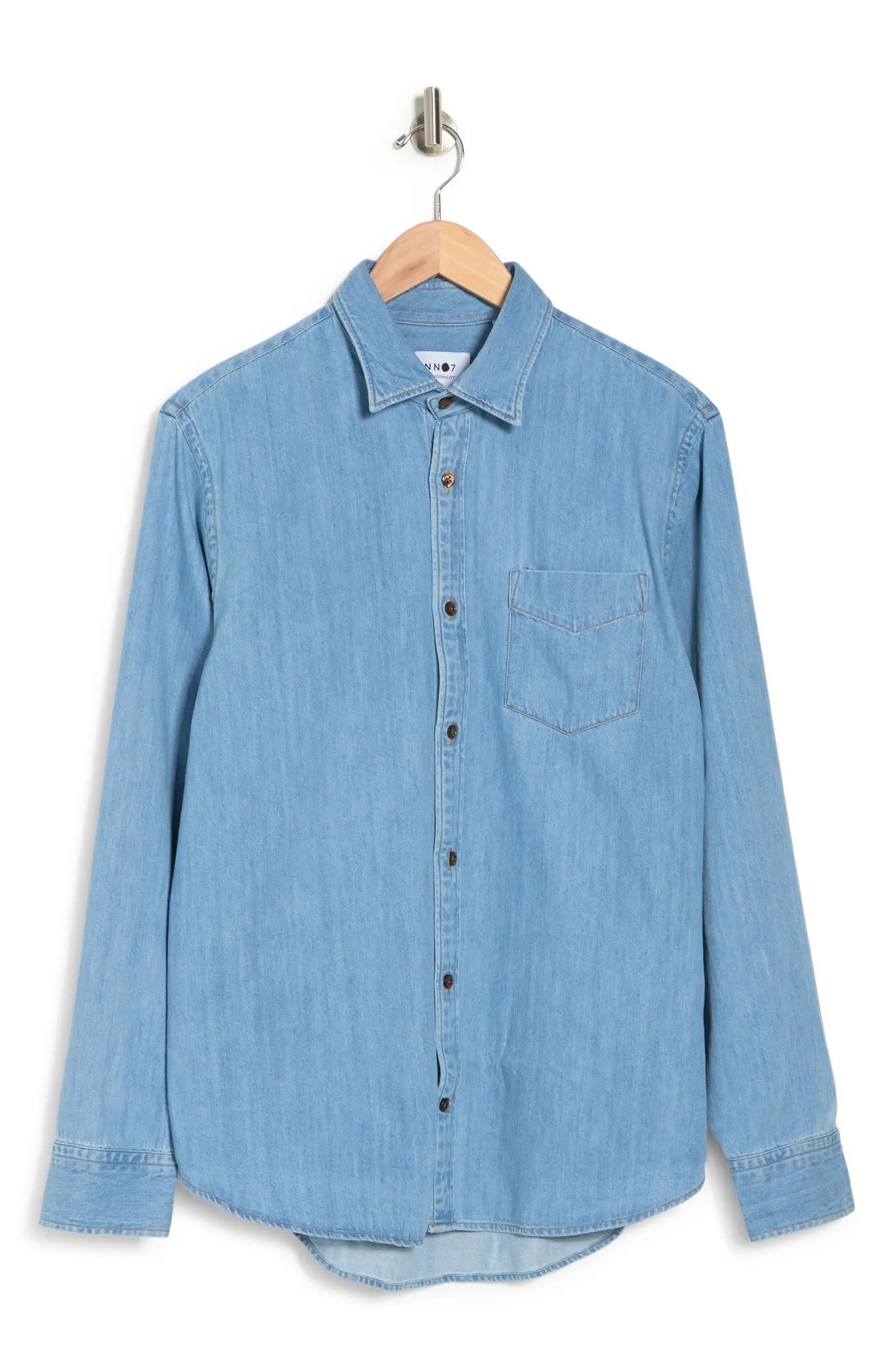 Errico Chambray Button-Up Shirt - 3