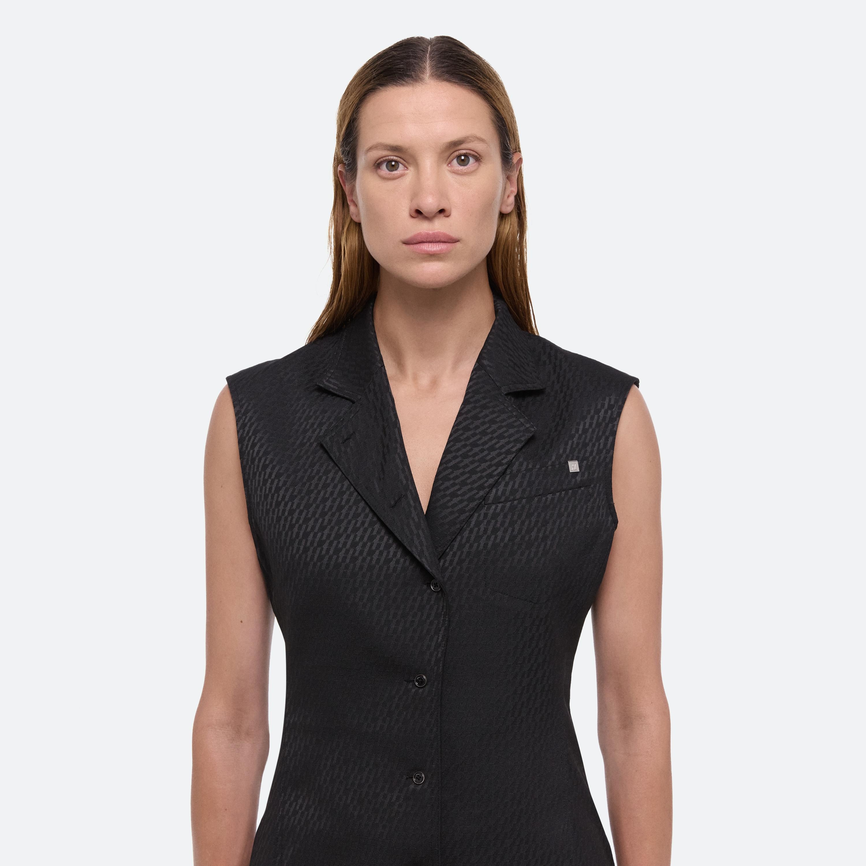 MODEST JACQUARD VEST - 6