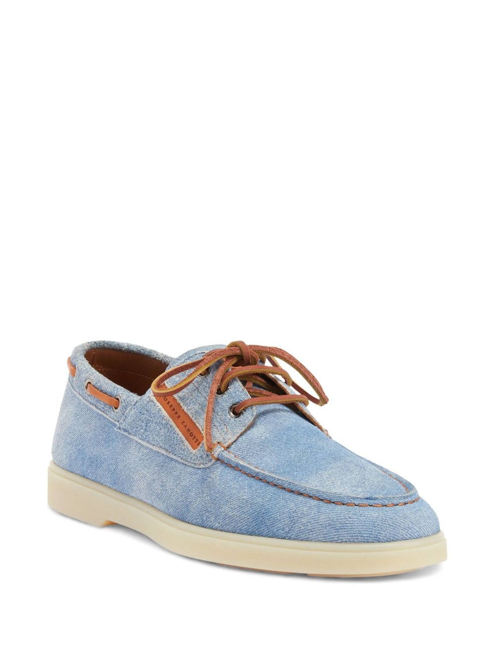 denim boat shoes - 2