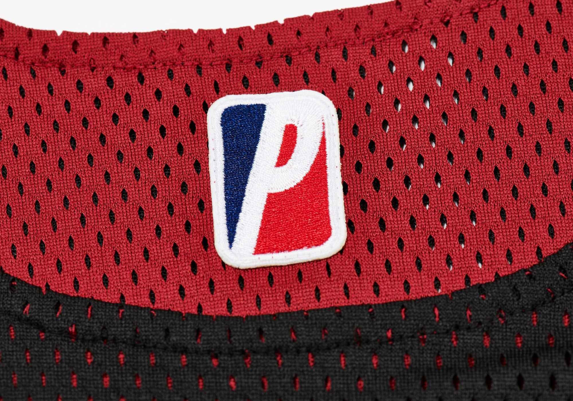 MESH PRACTICE VEST BLACK / RED - 6