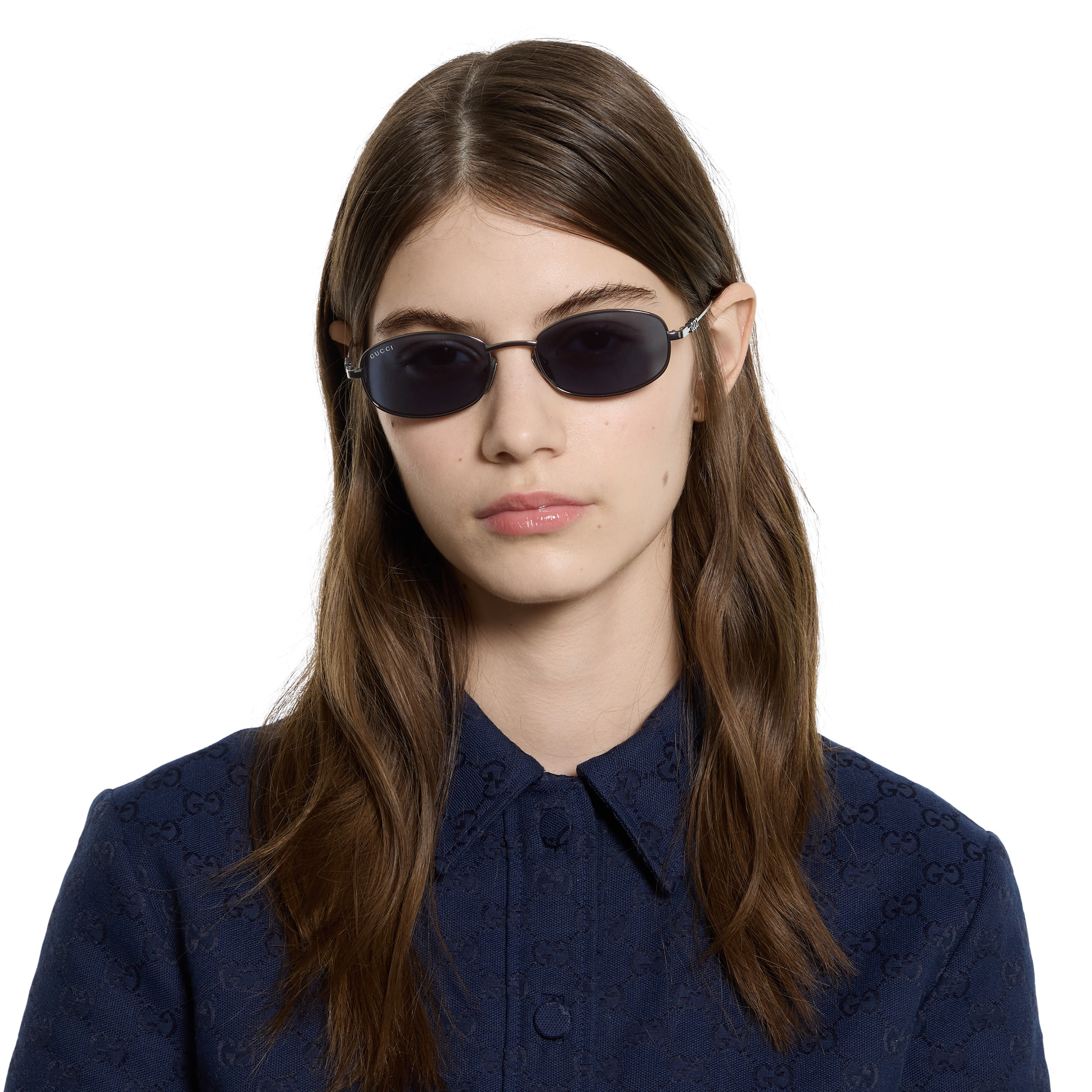 Oval frame sunglasses - 3