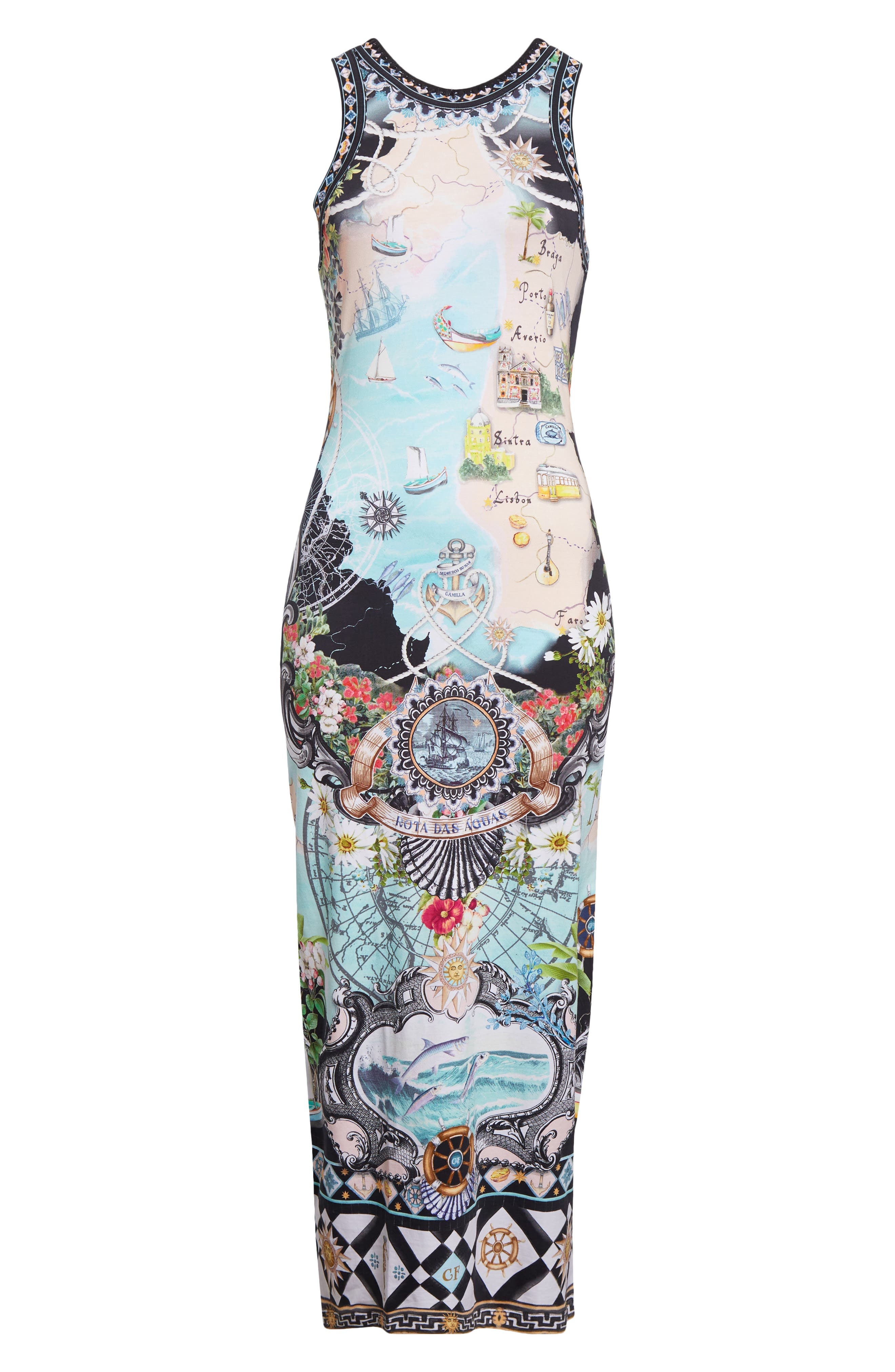 Camilla Folk Afloat Jersey Tank Dress at Nordstrom - 5