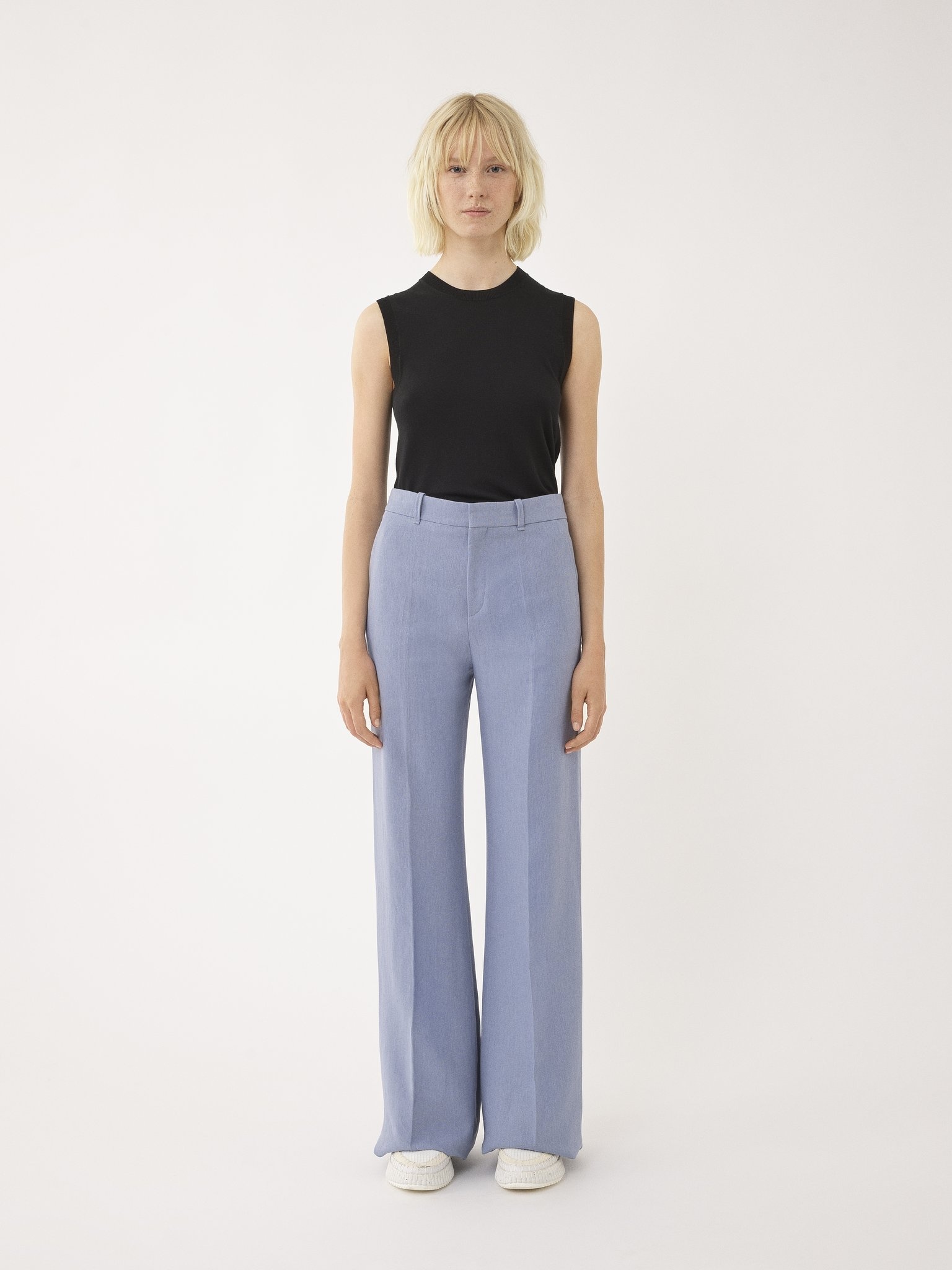 LOW-WAIST FLARE PANTS - 3