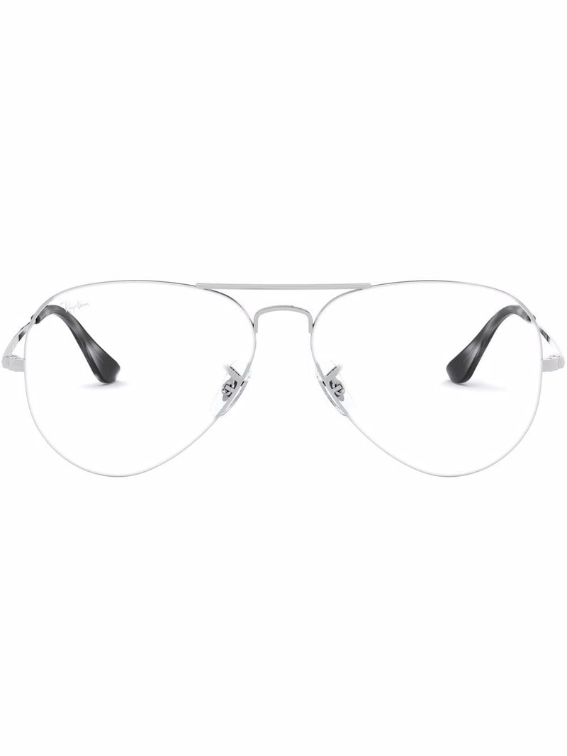 aviator-frame metal glasses 1