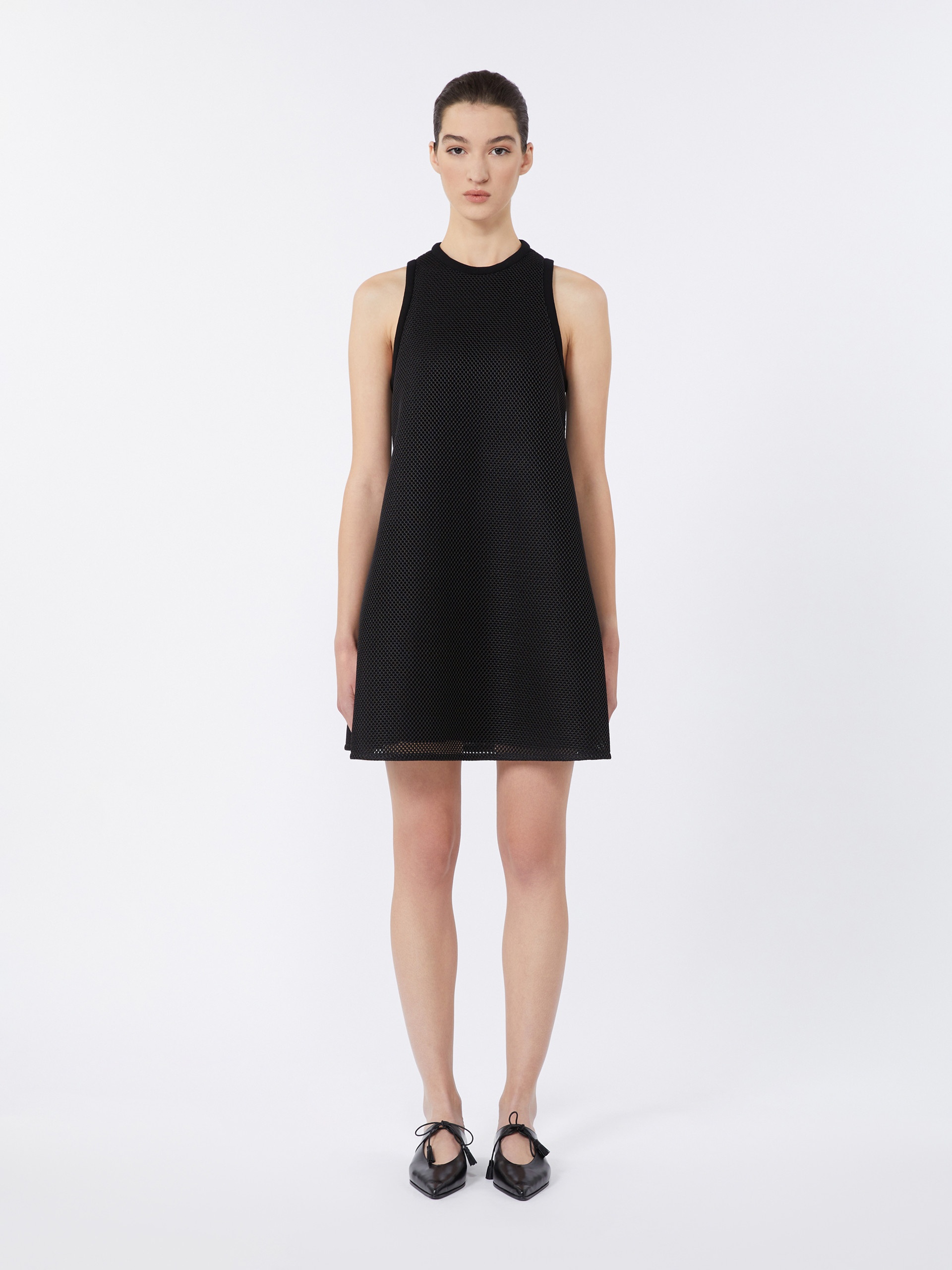 DIDONE Flared technical mesh dress - 3