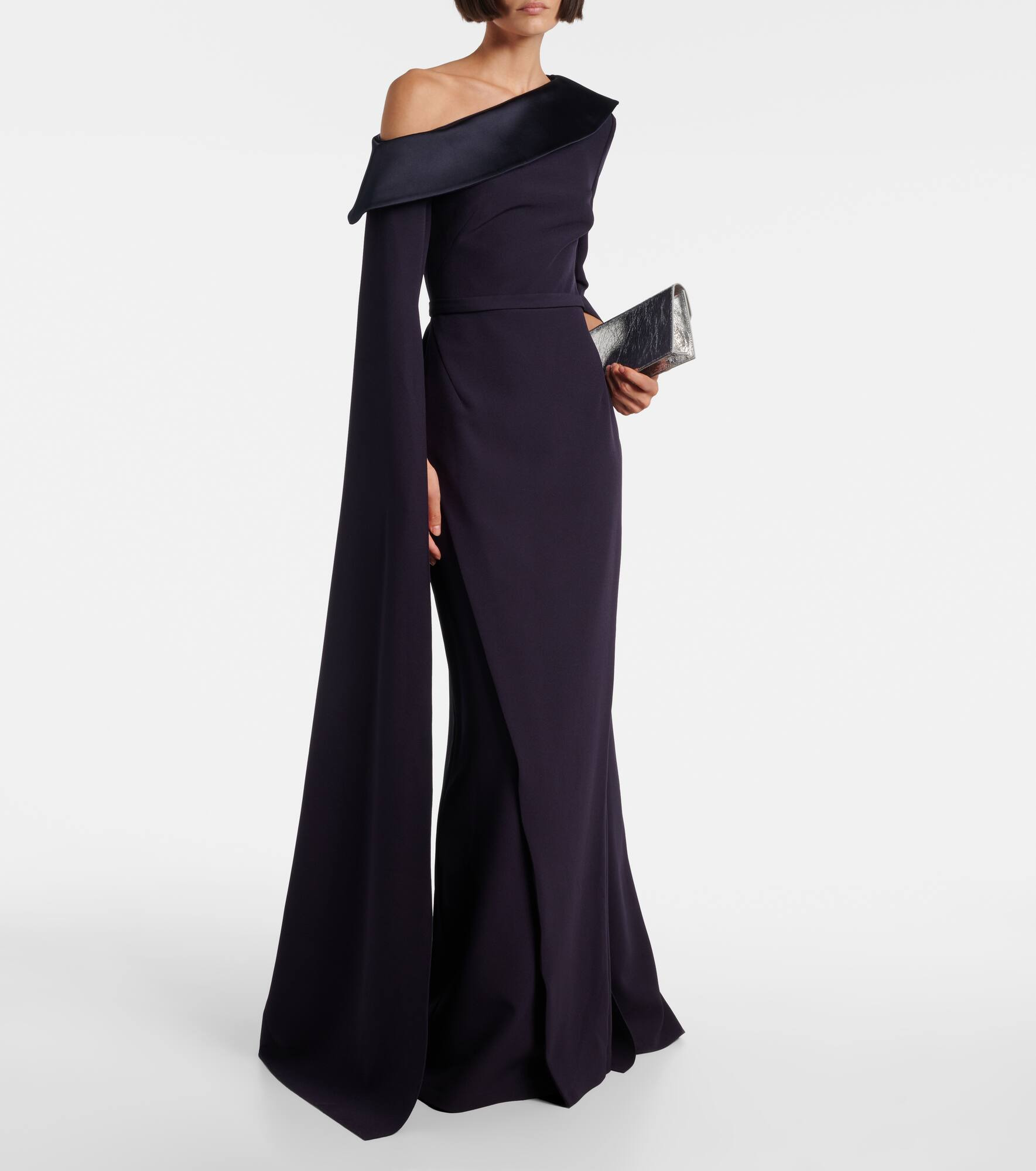 Rinoa caped crépe gown - 2