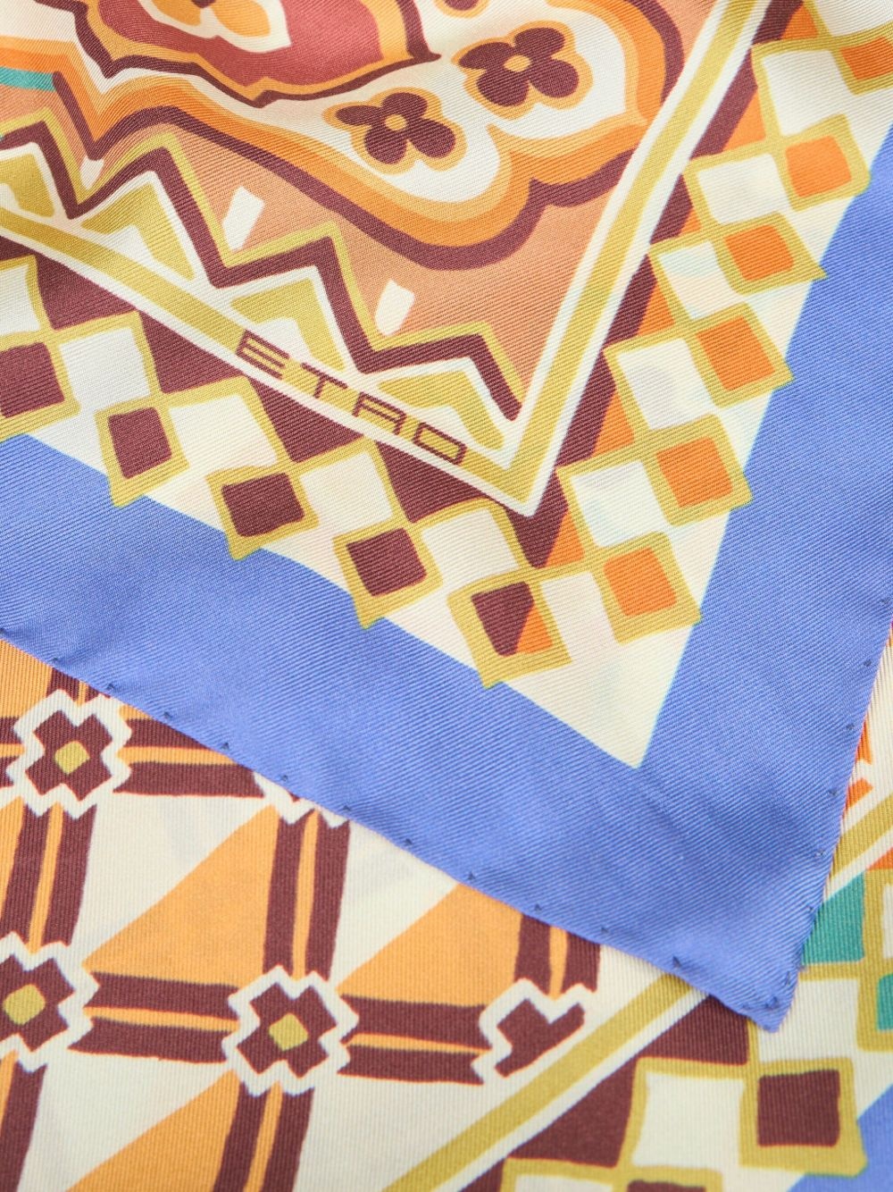 printed silk scarf - 2
