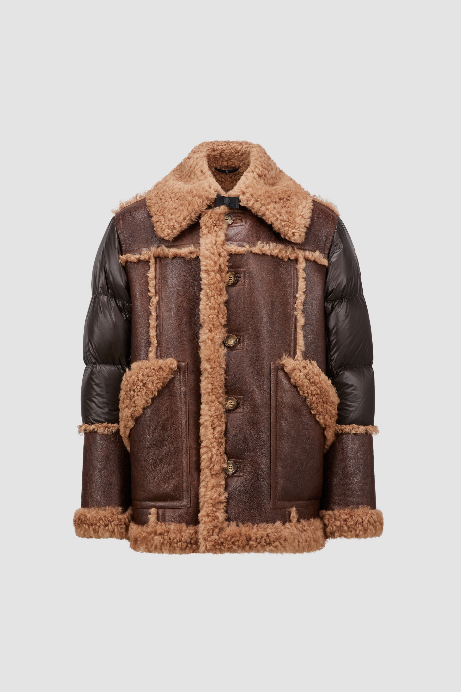 Elbrus Shearling Short Down Jacket - 1