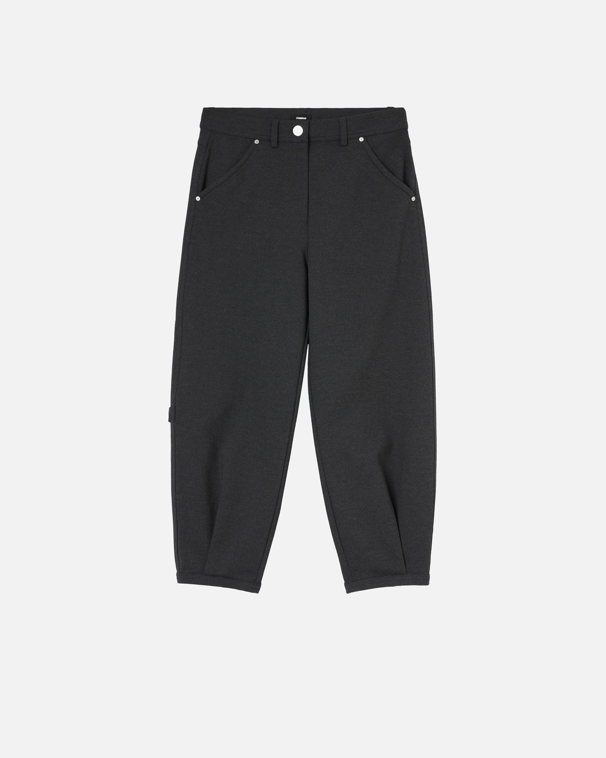 WIDE-LEG WORKWEAR TROUSERS WITH POCKETS - 1