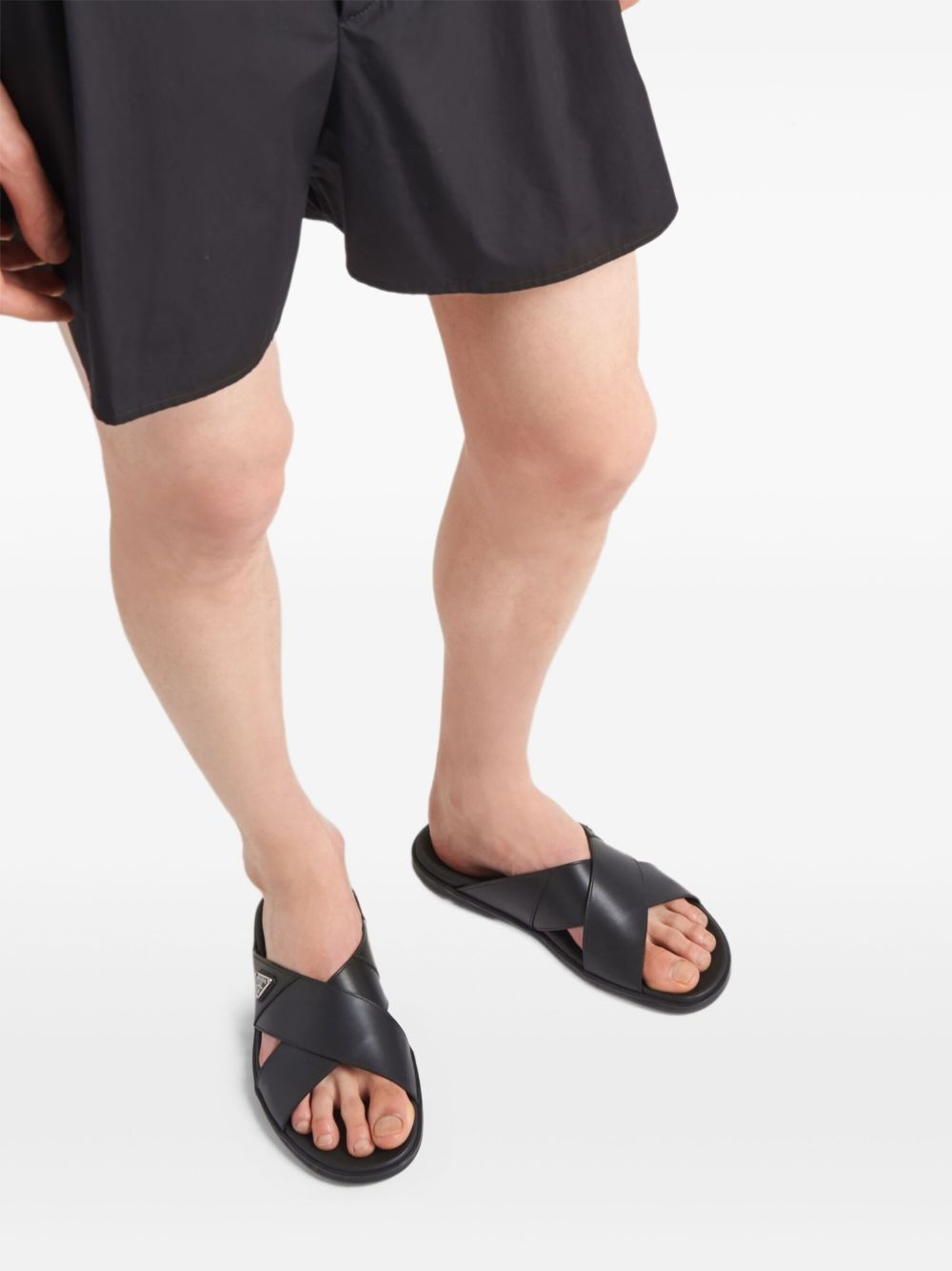 cross-strap sandals - 6