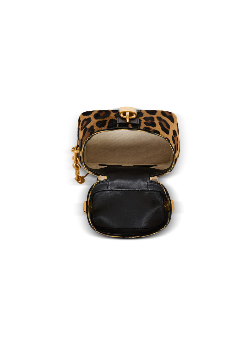Pulse Vanity leopard print leather bag 6