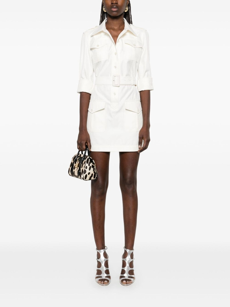 TOM FORD belted shirt mini dress outlook