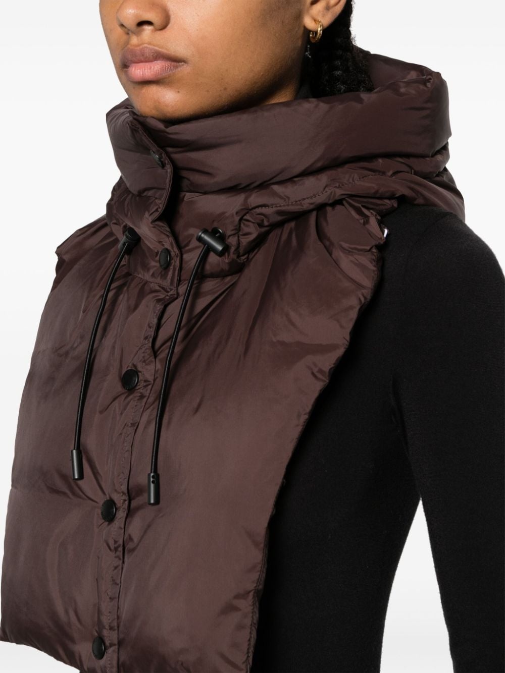 padded hooded bib - 5
