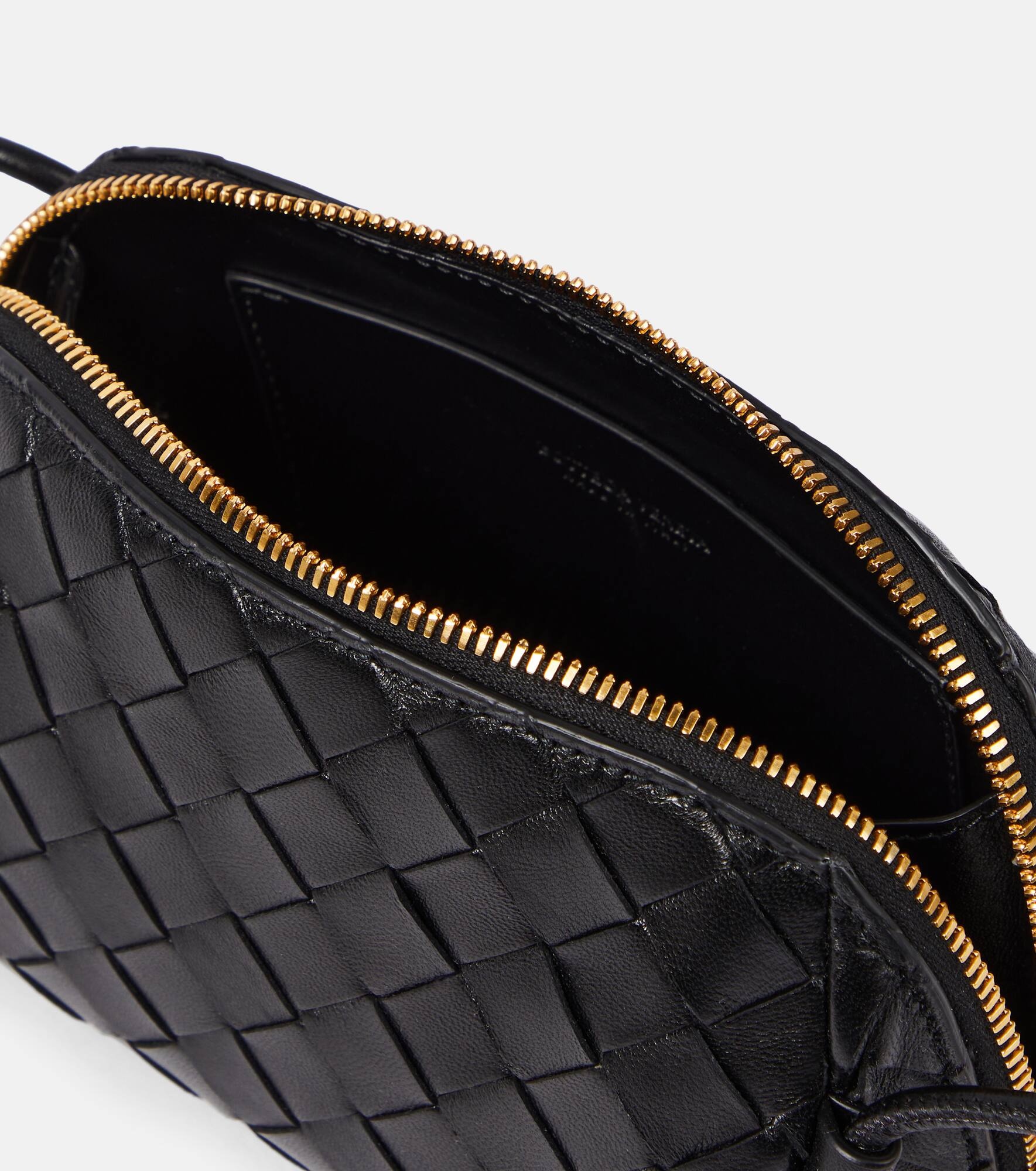 Concert Mini Intrecciato leather pouch - 3