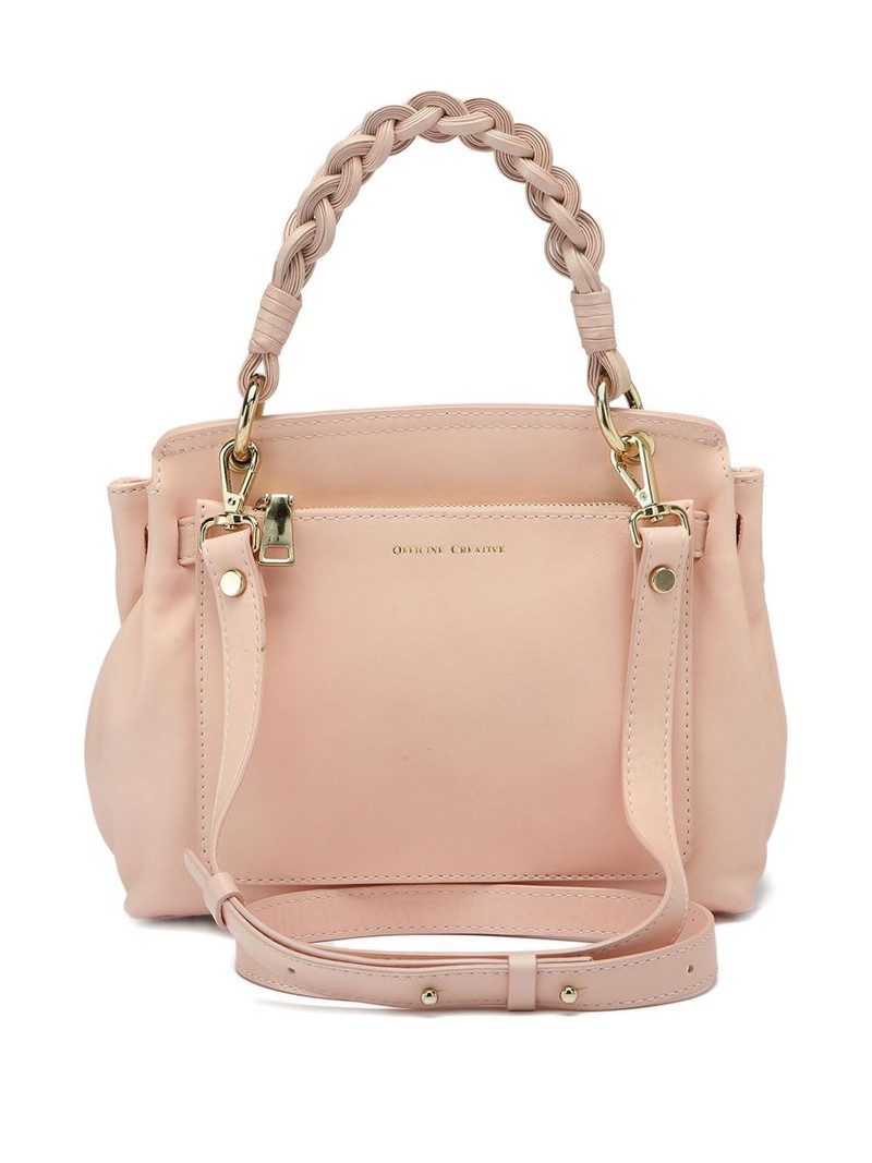 OFFICINE CREATIVE braided-handle shoulder bag outlook