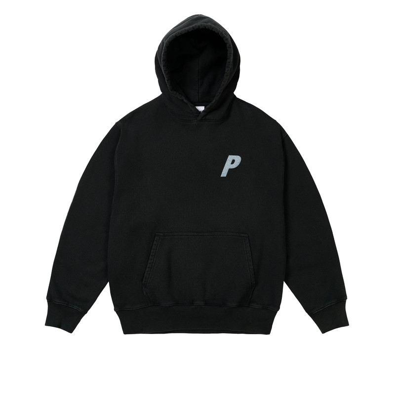 PALACE RUBBED P3 HOOD BLACK outlook