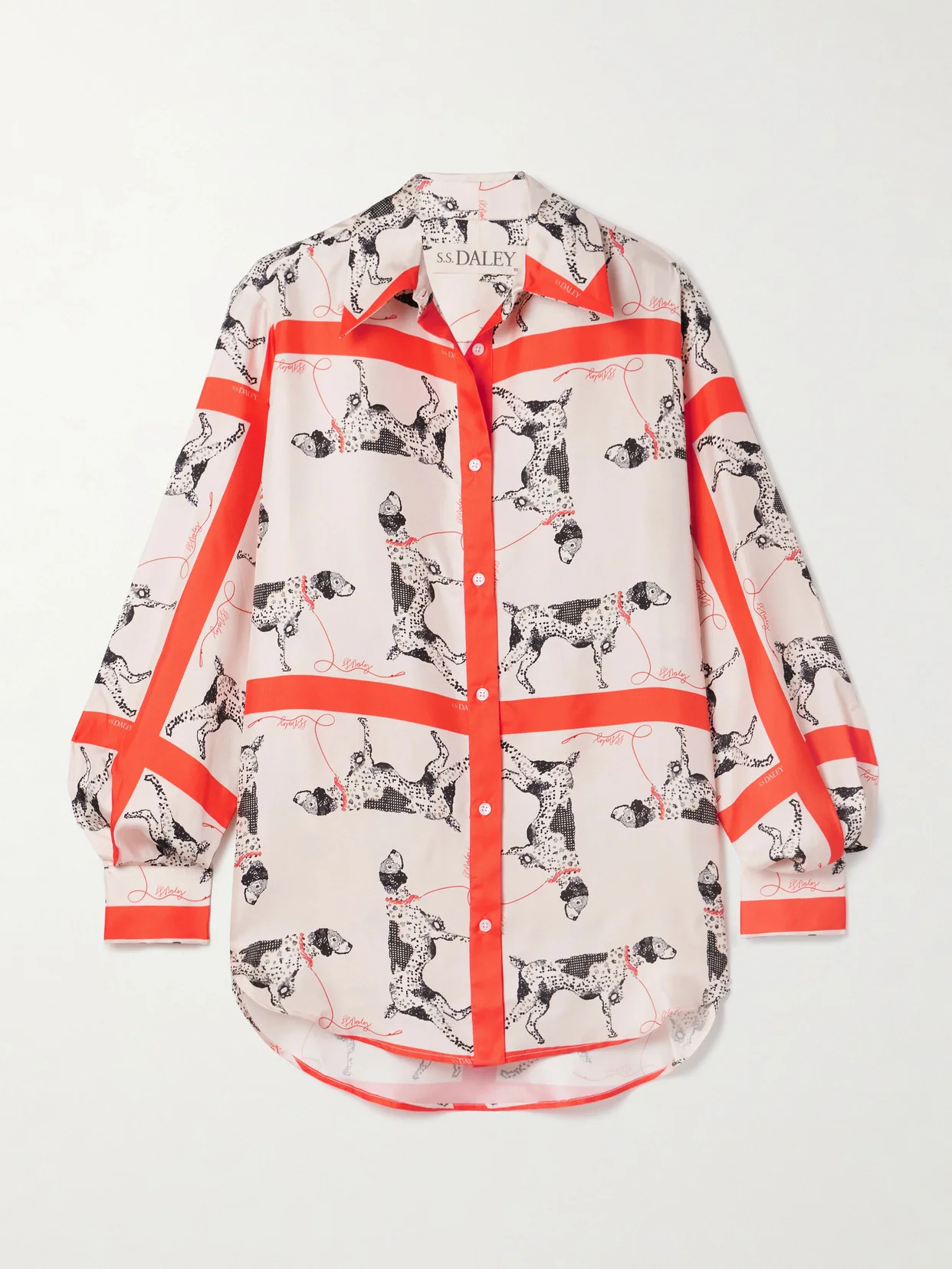 Pointer Printed Silk-twill Shirt - 1