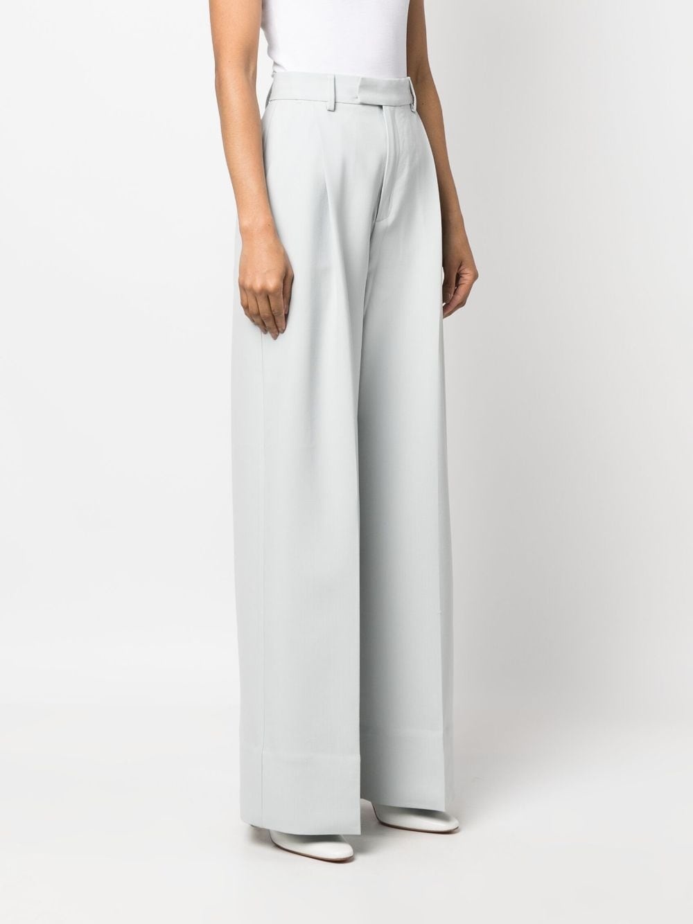wide-leg tailored trousers - 3