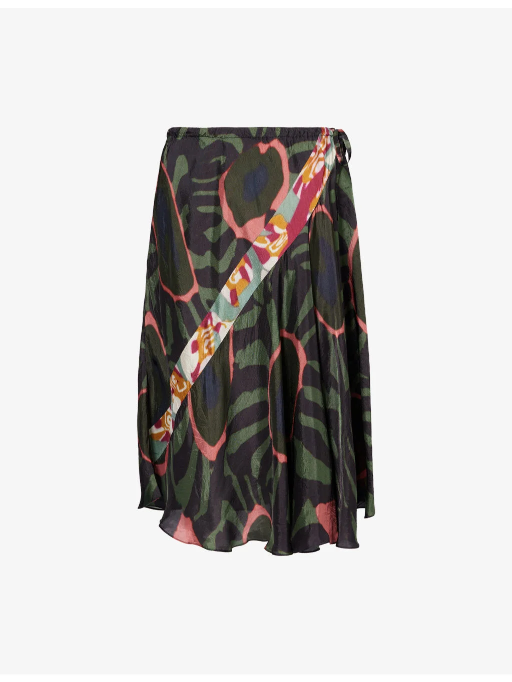 Sibanna Graphic-Pattern Crepe Mini Skirt - 1