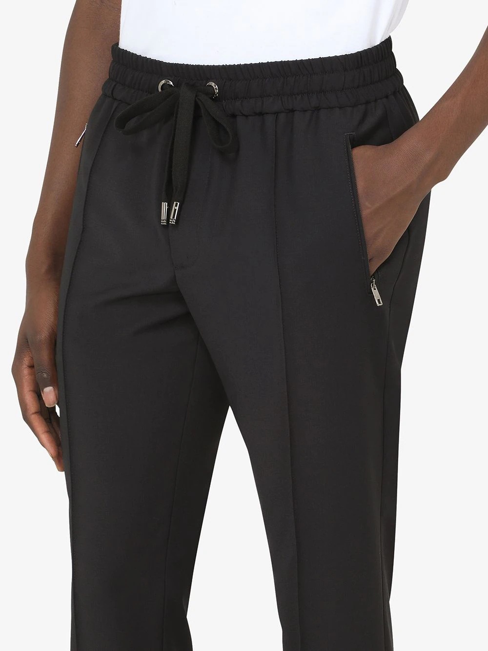 tapered drawstring trousers - 5