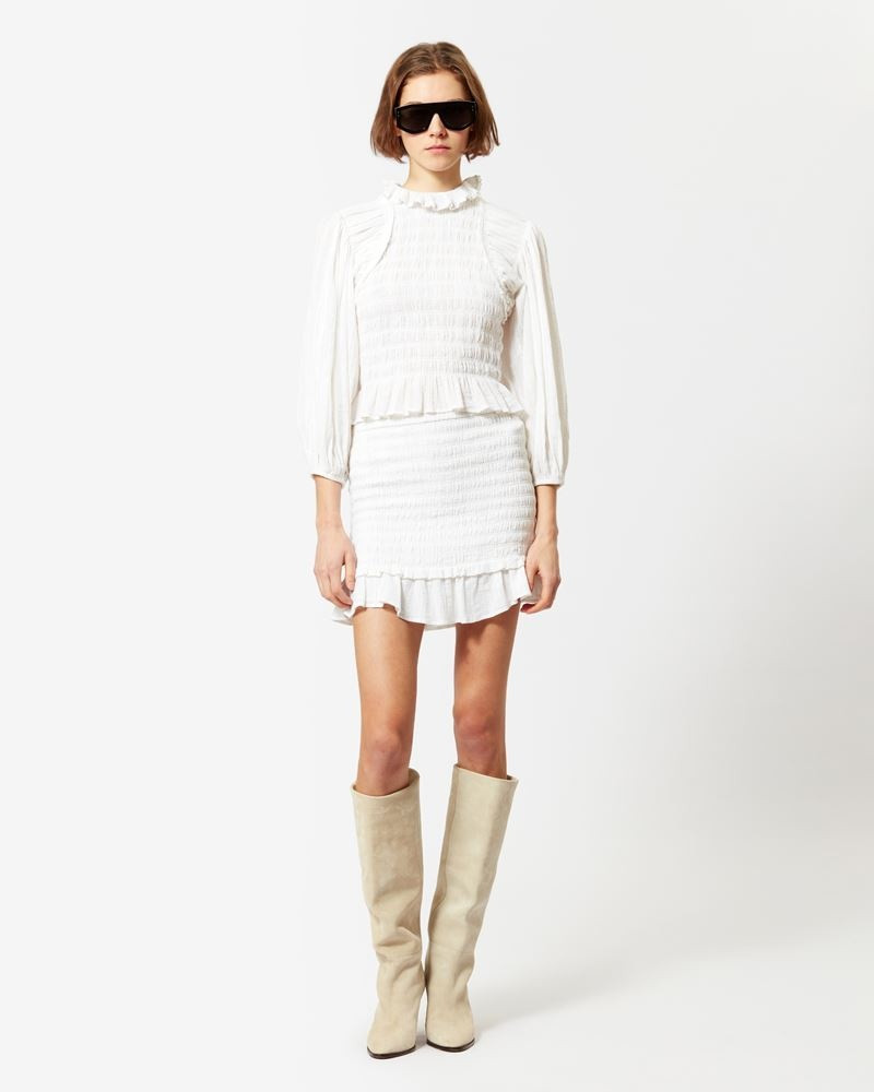 Isabel Marant Étoile DORELA COTTON SKIRT outlook