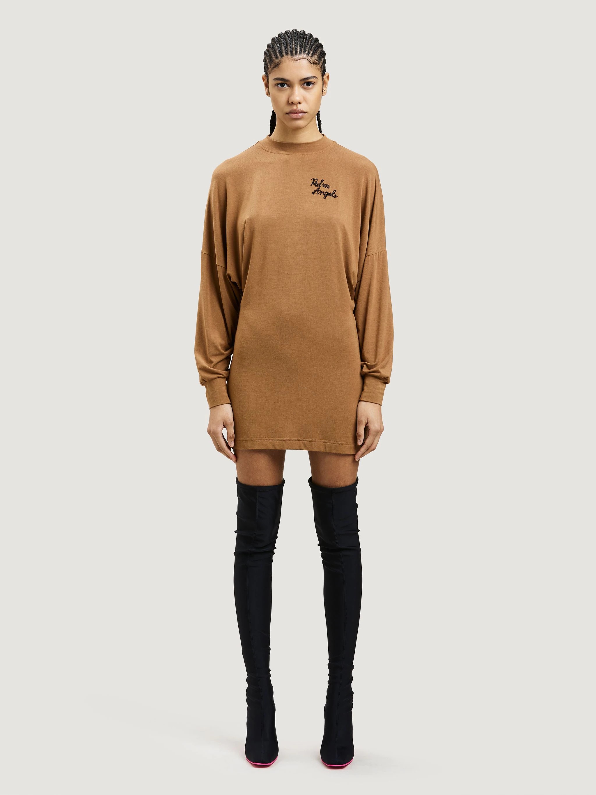 PALM ANGELS MINI T-DRESS - 3