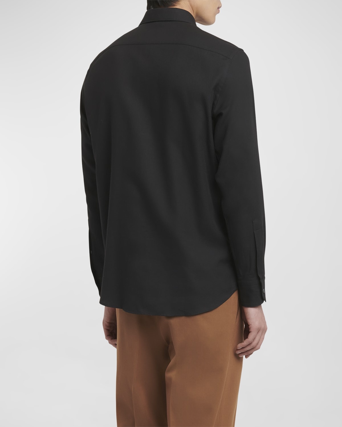 Men's Cashco Cashmere-Cotton Sport Shirt - 4
