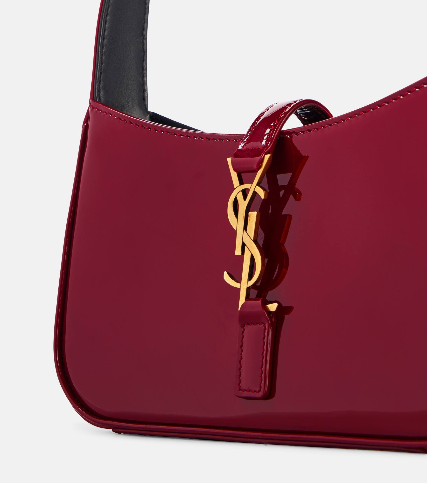 Le 5 à 7 Mini patent leather shoulder bag - 6