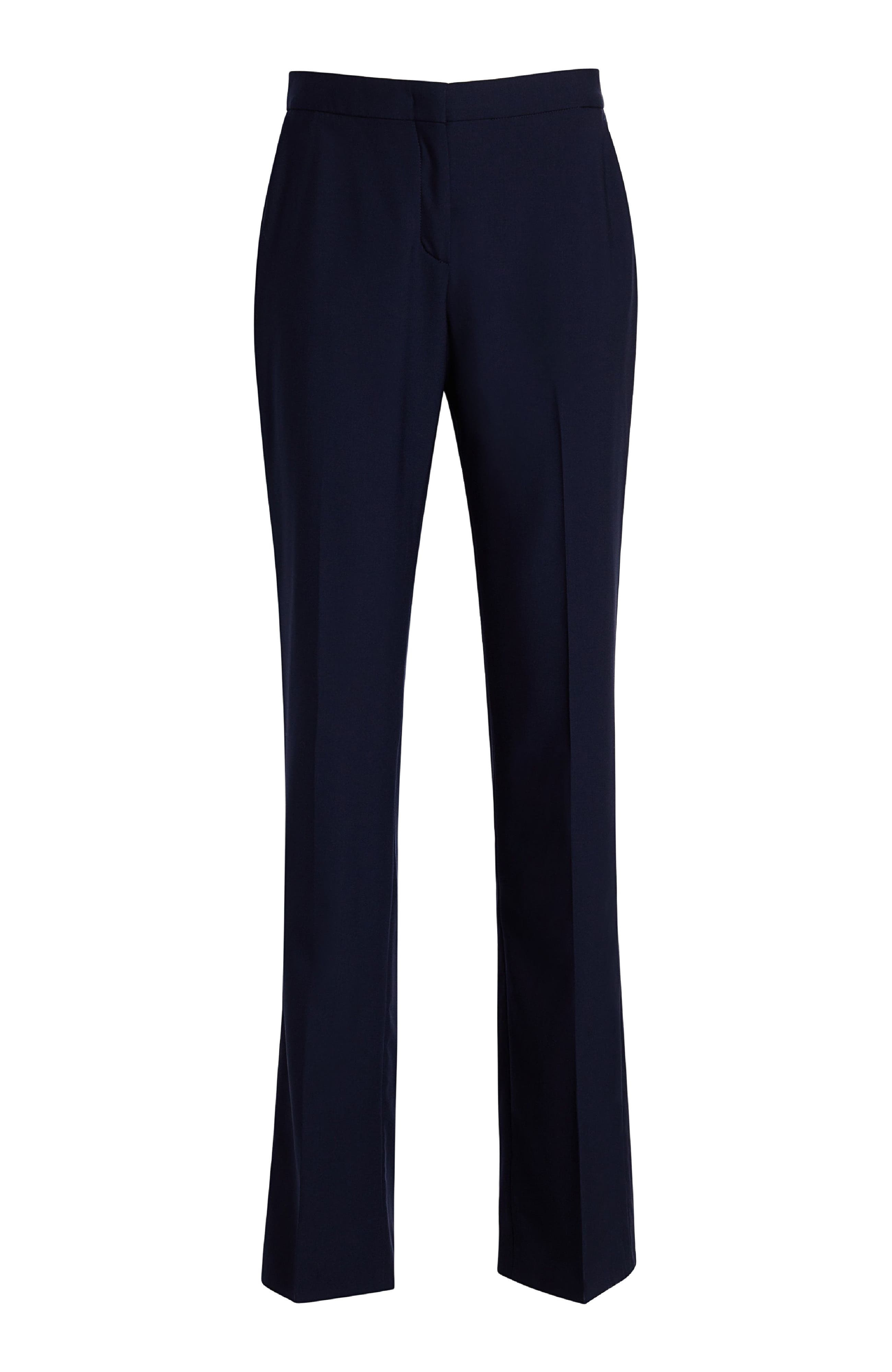 Another Tomorrow CLASSIC TROUSER in Navy at Nordstrom - 5