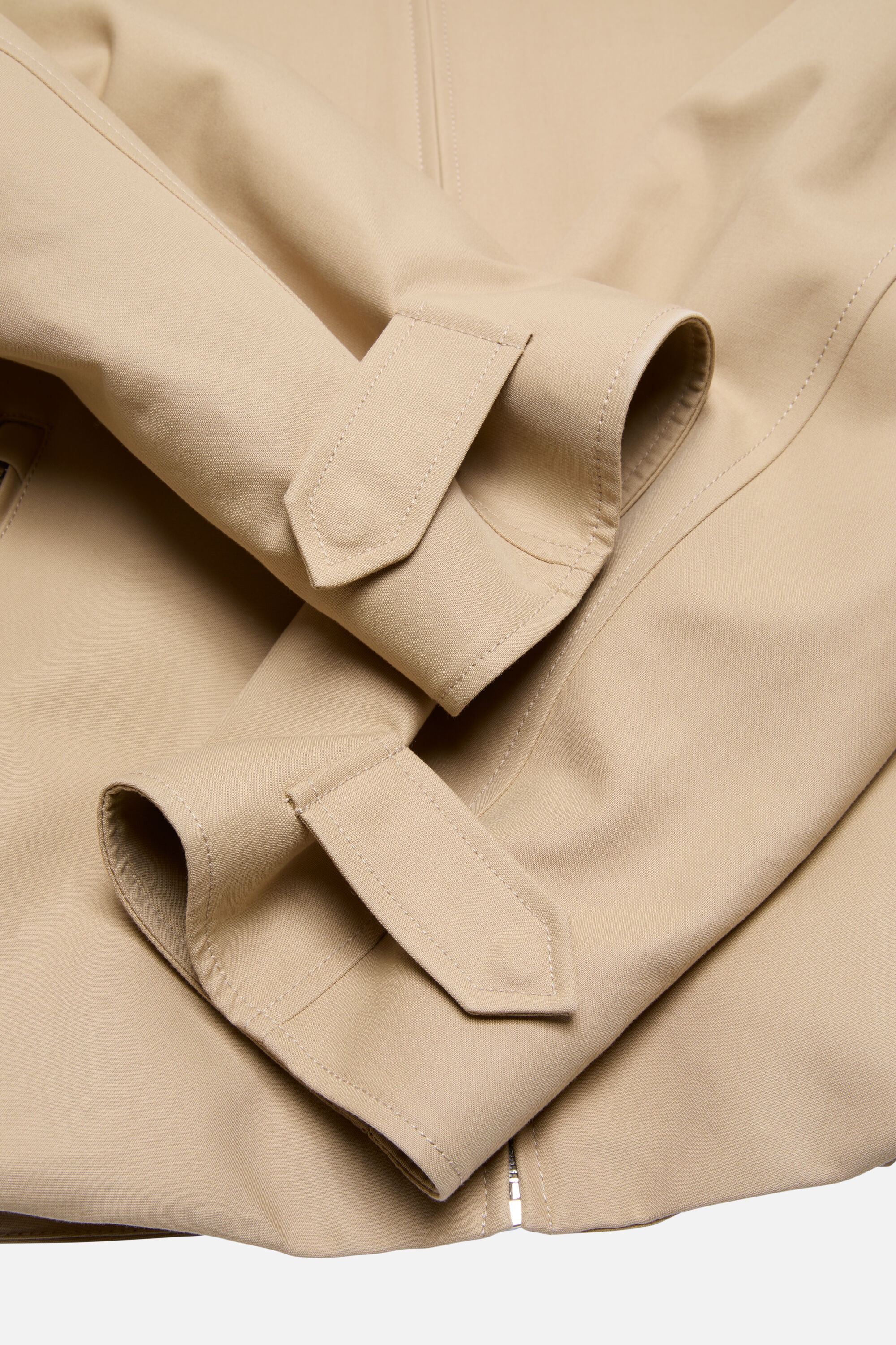 Satin jacket - Beige - 5