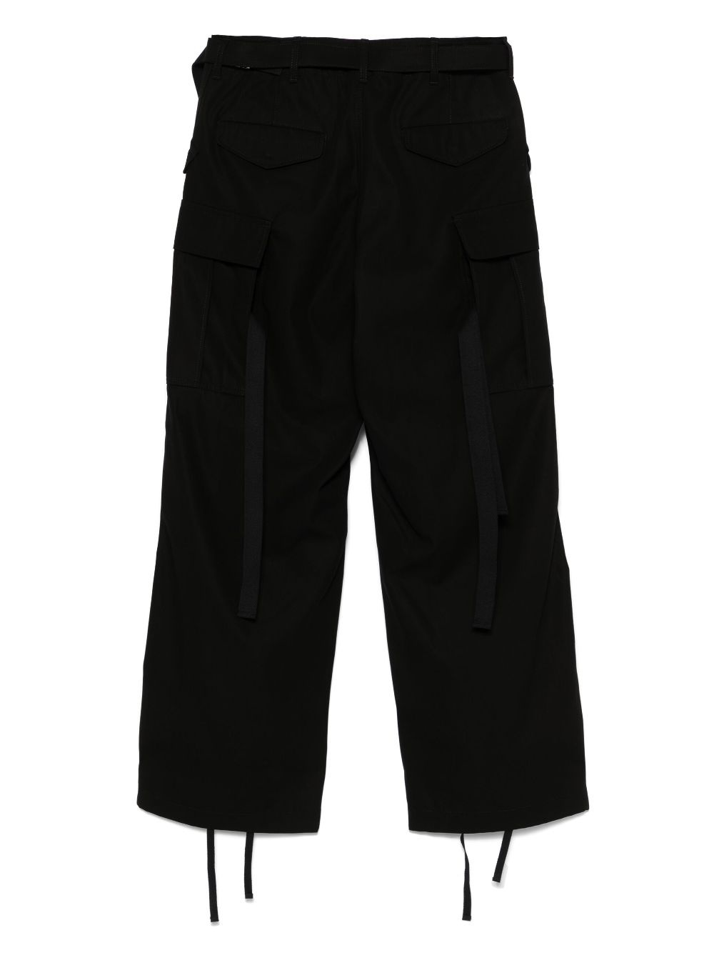 belted cargo pants - 2