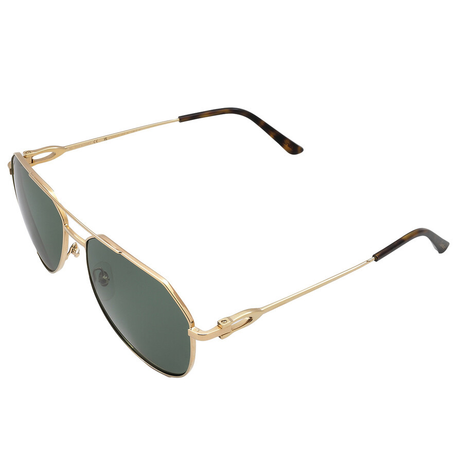 Cartier Polarized Green Pilot Men's Sunglasses CT0364S 002 59 - 5