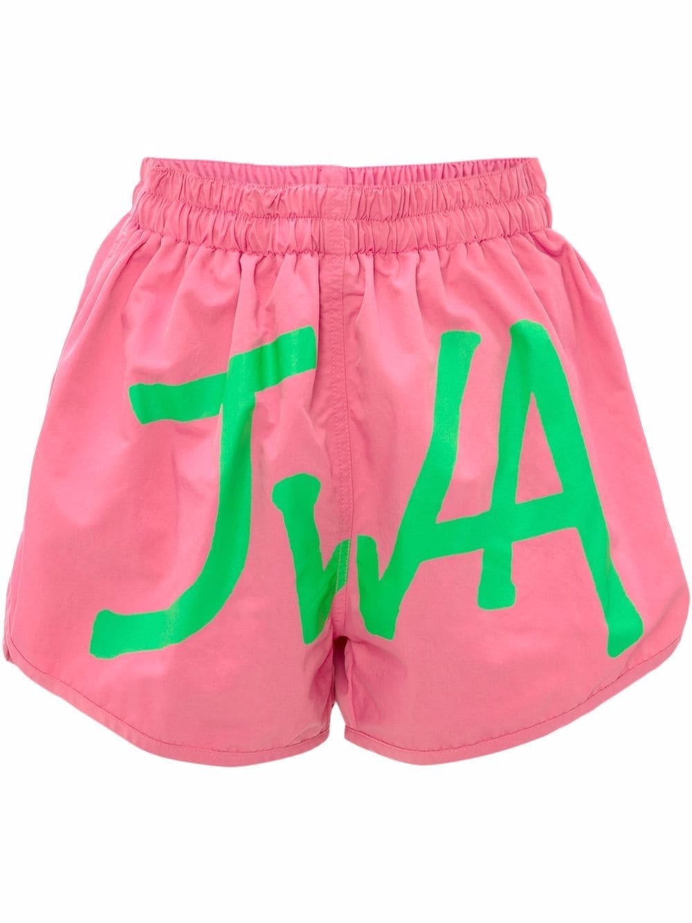 logo-print swim shorts - 1