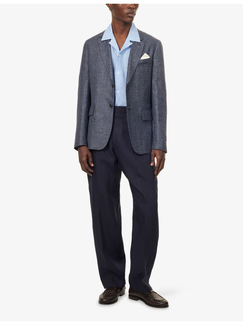 Paul Smith Regular-Fit Linen Trousers outlook