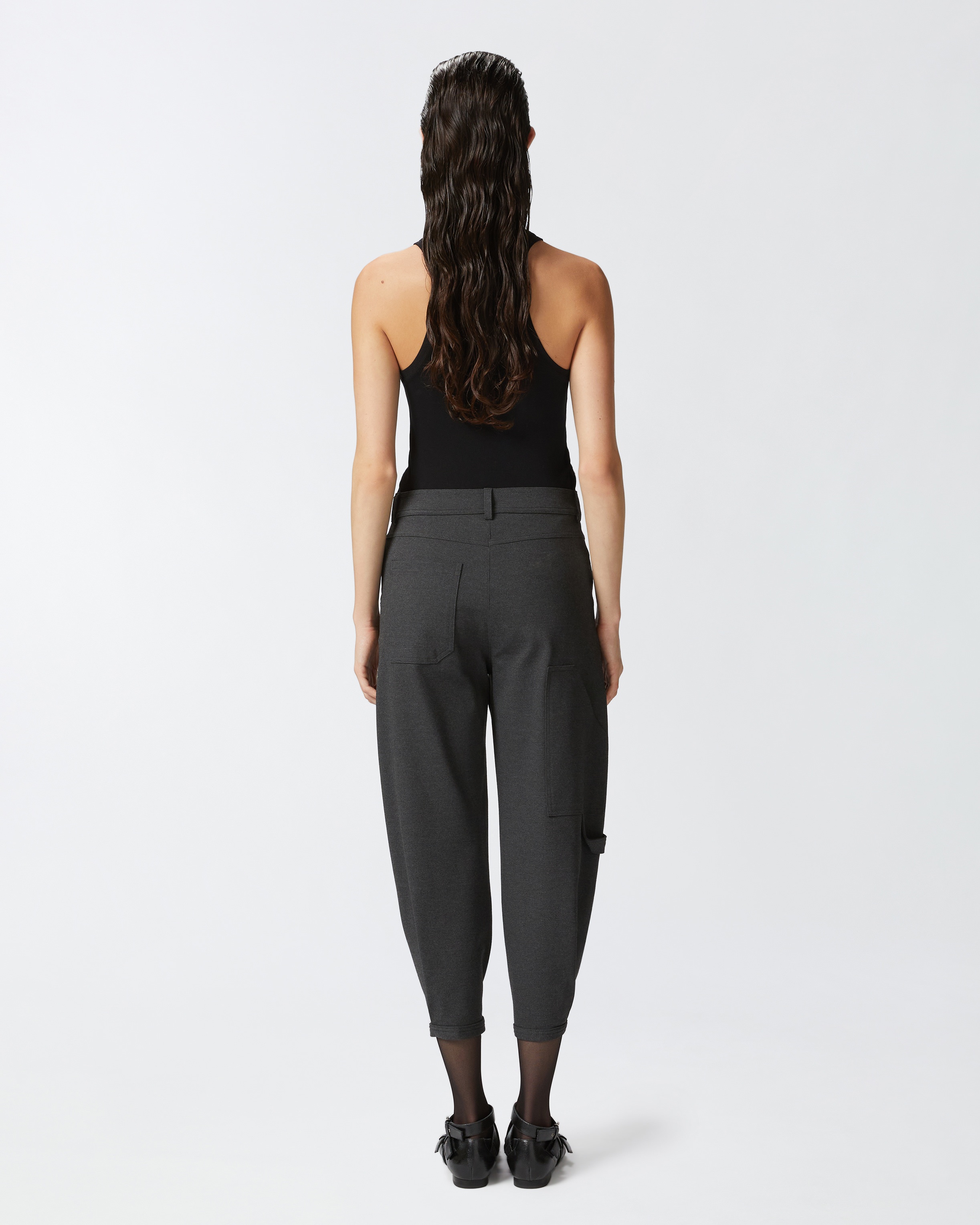 WIDE-LEG WORKWEAR TROUSERS WITH POCKETS - 4