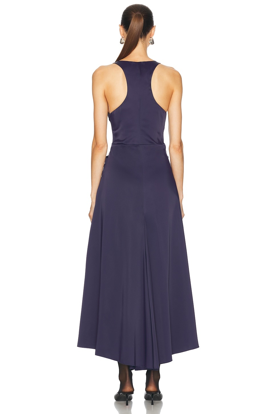 Gathered Racer Back Dress - 3