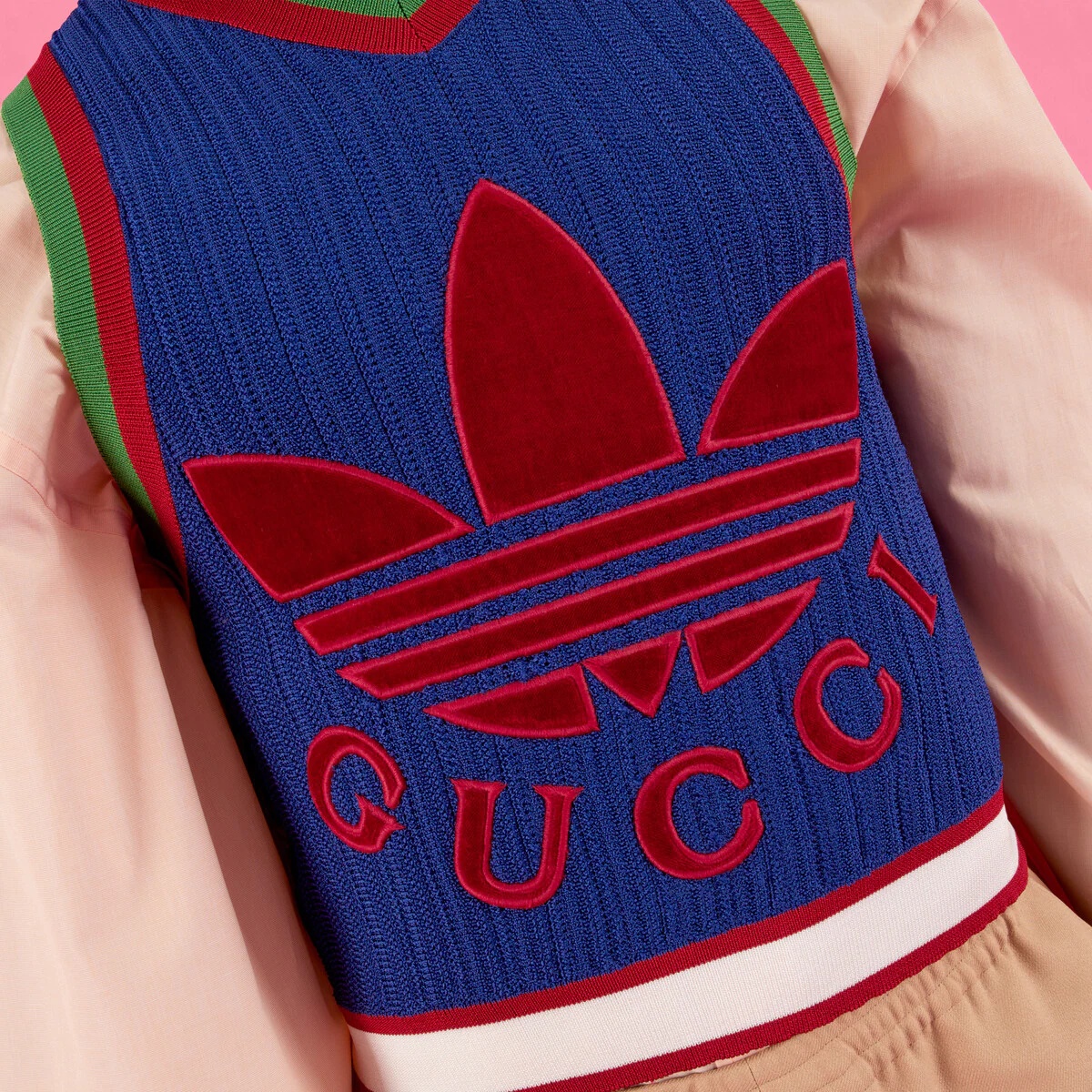 adidas x Gucci viscose vest - 4