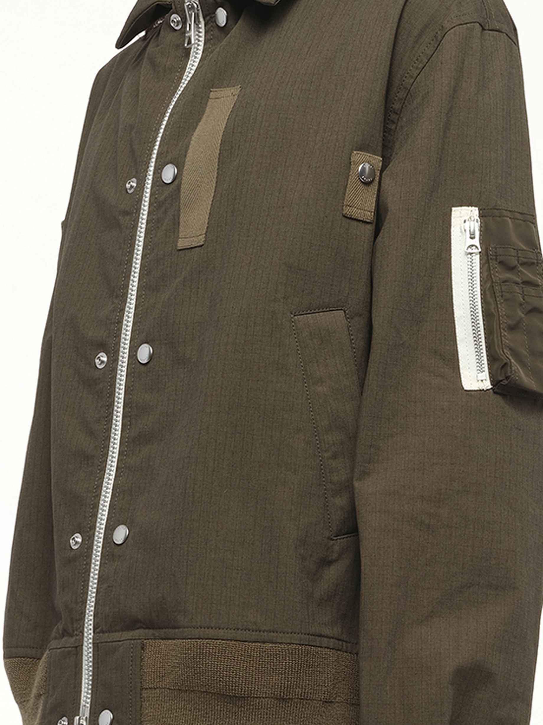 Rip Stop Blouson in Khaki - 3