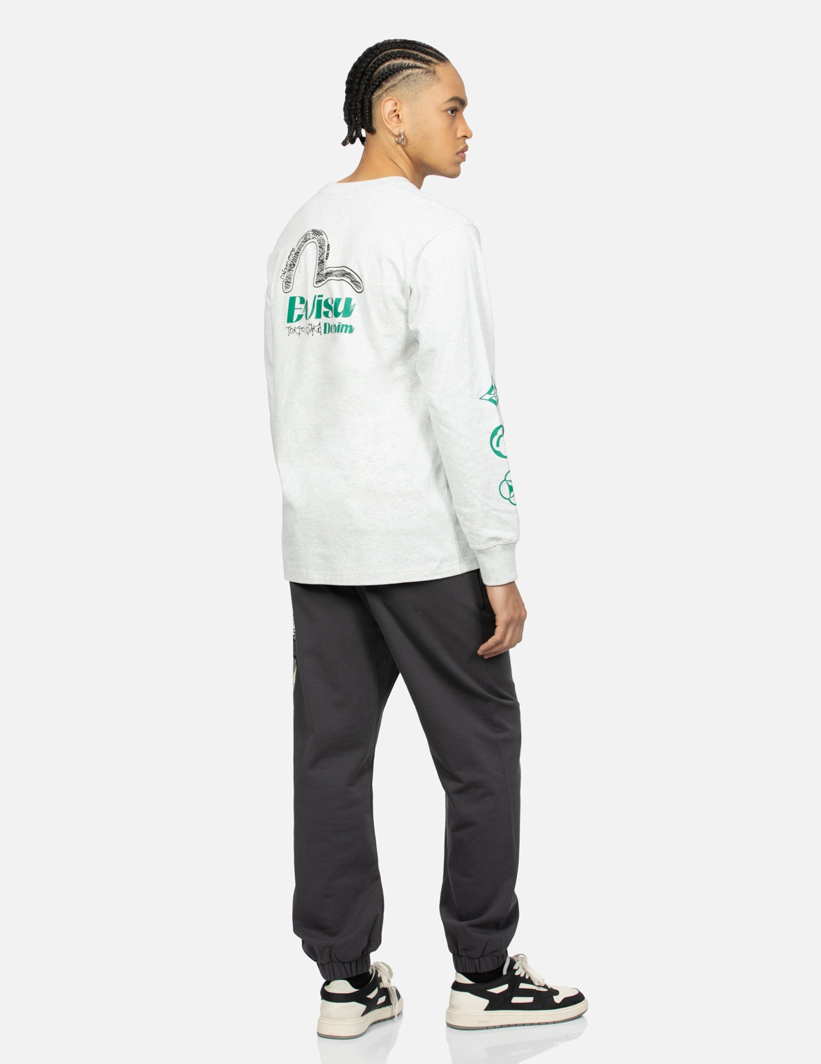 SEAGULL PRINT FASHION FIT SWEATSHIRT - 3