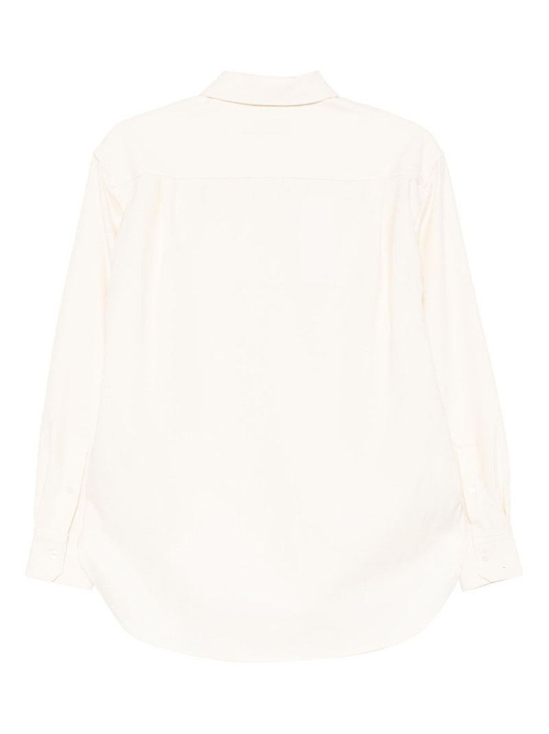 LACOSTE logo flannel blouses outlook