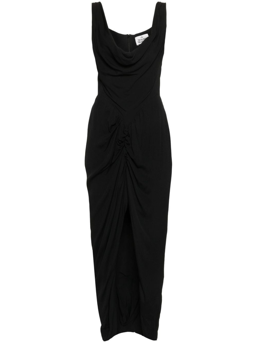 cowl neck maxi dress - 1