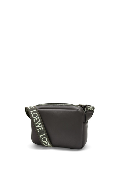 Loewe XS Military messenger bag in supple smooth calfskin and jacquard outlook